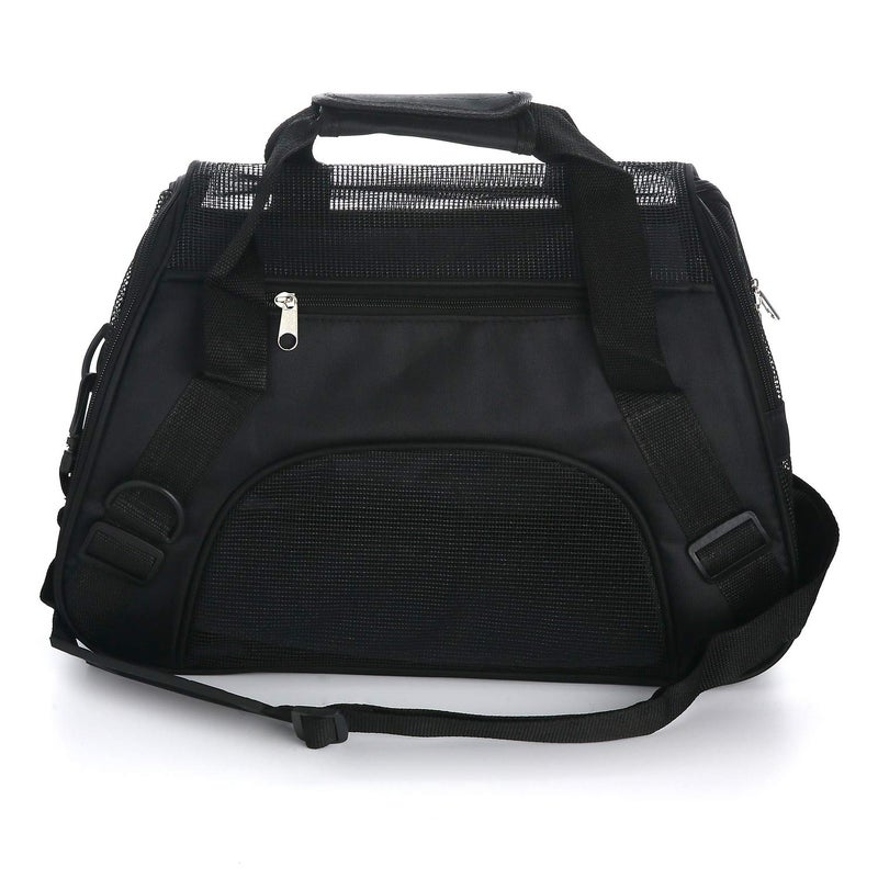 MuchL Pet Carrier Soft-Sided Carriers for Cat Carriers Dog Carrier for Small Medium Cats Dogs Puppies Pet Carrier Airline Approved Cat Dog Pet Travel Carrier (Medium,Black) - Image 4